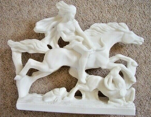 Large composite marble statue - composite,