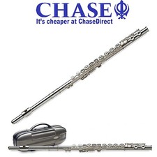 Flute silver plated with key - plated,