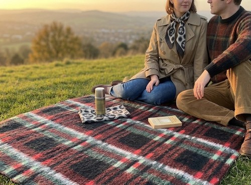 Vintage blanket throw picnic - vintage,