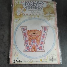 Anchor Cross Stitch Kit - Forever Friends - "Alphabet Letter W"
