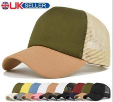 Mens Womens Blank Trucker Mesh
