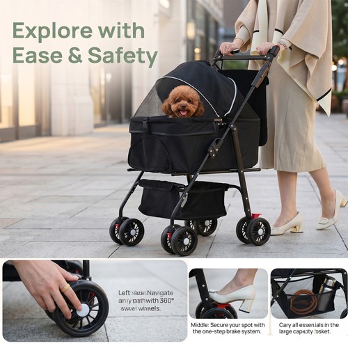 Pet stroller dog cat puppy - stroller,