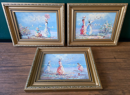 Set vintage seaside - of,
