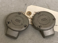 Genuine Pair BARE Triumph Bonneville T120 Thruxton Speedmaster Injection Covers