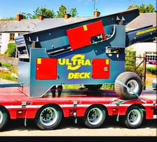 Ultra deck soil screener , mobile 10x4 ultra double deck screen, diesel hyd
