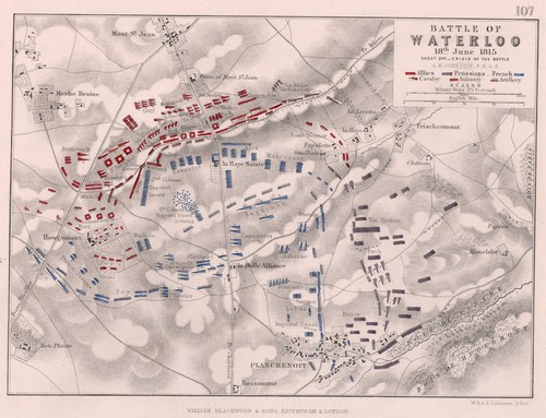 Battle waterloo 1815 - of,