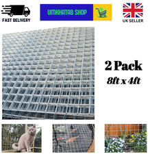 2 Pack 8x4FT Welded Wire Mesh