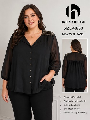 Henry holland black sheer - by,