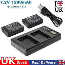 2x Battery LP-E12 For Canon