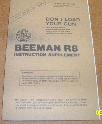 Beeman weihrauch air - beeman, r8