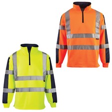 HI VIS 2 TONE RUGBY SHIRT HIGH