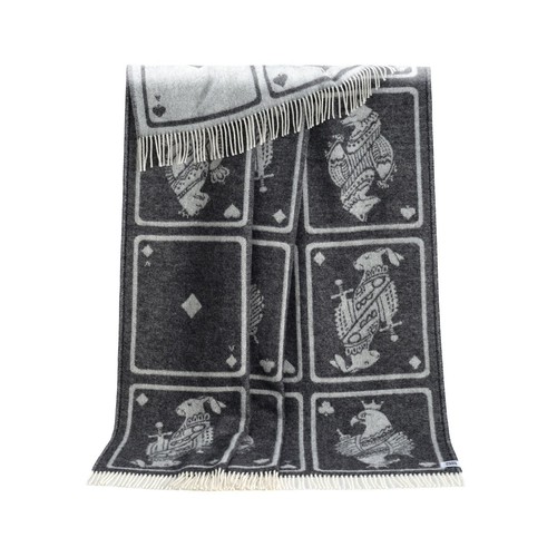 Playing cards wool throw - wool,