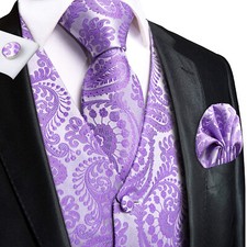 Mens Waistcoat Tie Set Pocket