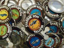 HOT WHEELS Mattel Vintage Redline Tin Button Badge VGC Choose from dropdown list