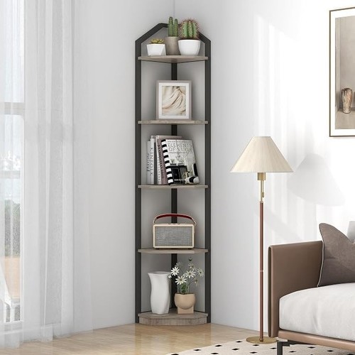 Tier corner shelf grey - shelf,