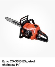 New Echo CS-3510 ES petrol chainsaw 14"