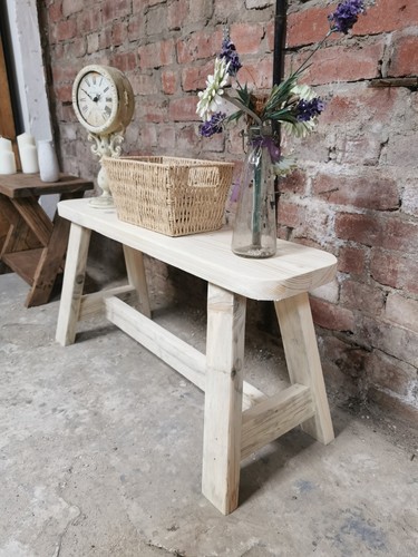Milking bench seat rustic - milking,