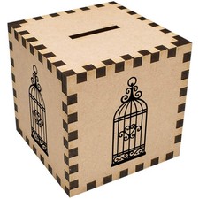 Ornate birdcage money box - 'ornate,