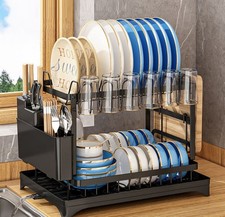 Kitchen Dish Drainer 2 Tier