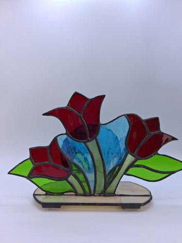 Vintage stained glass letter - vintage,