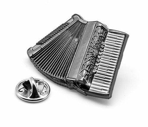 Piano accordion lapel badge - piano,