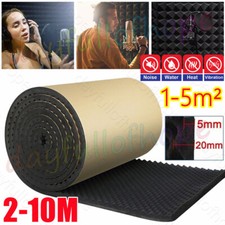 10m Acoustic Foam Tiles Wall Panels Studio Sound Proofing Insulation Pads 20mm