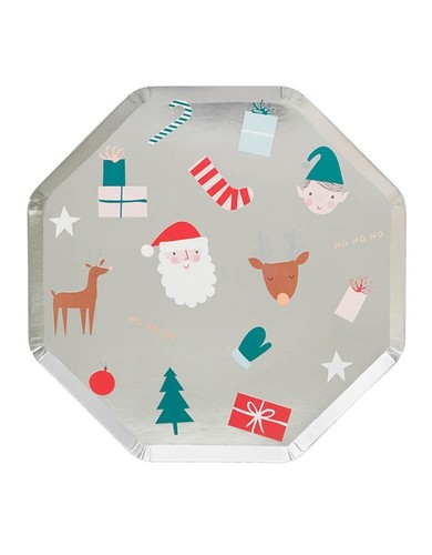 Christmas festive icons silver - icons,