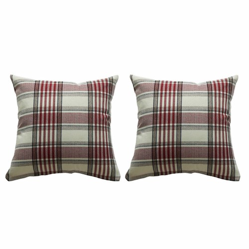 Tartan check cushion - check,