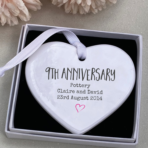 Personalised 9th anniversary - 9th,