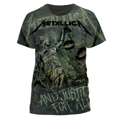 Metallica shirt and justice - metallica,