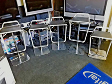 GABER."FREEDOM".ITALIAN.BAR.STOOLS...cost new £265 each..STAR TREK.MAN CAVE.PUB.