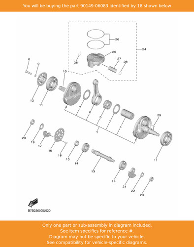 Yamaha screw 90149 06083 - yamaha, oem