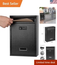 Modern Metal Locking Mailbox