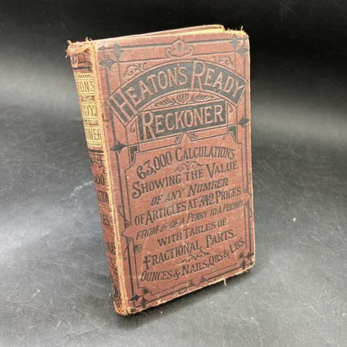 Heatons ready reckoner antique - reckoner,