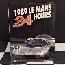 1989 LE MANS 24 HOURS OFFICIAL YEARBOOK ANNUAL ENGLISH TEAM SAUBER MERCEDES C9 