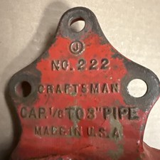 Craftsman 222 Chain Pipe Vise