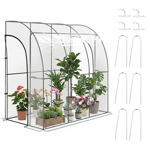 Outsunny 214x118x212cm walk - 214x118x212cm, walk-in