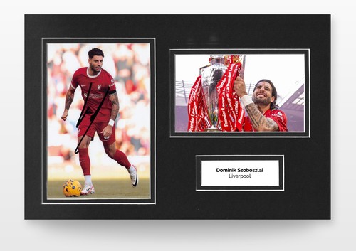Dominik szoboszlai signed 12x8 - szoboszlai,