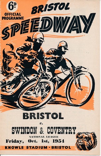 Speedway programme bristol - speedway,