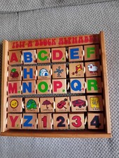Wooden Flip & alphabet Toddler