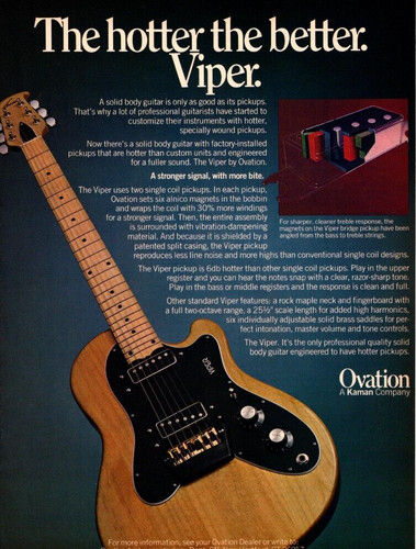 1978 ovation viper guitar - 1978,