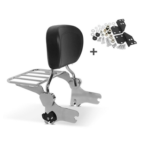 Sissy bar rear rack - +, +