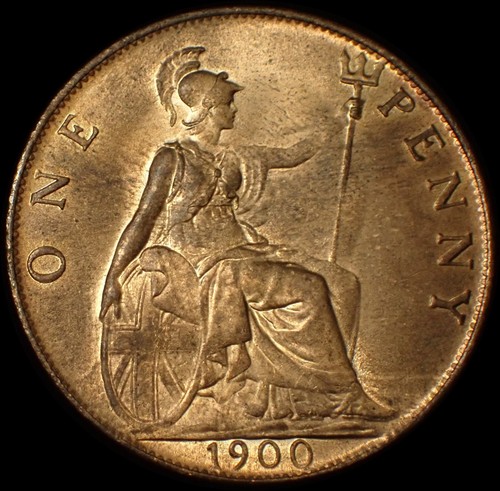 One penny 1900 - uk, victoria