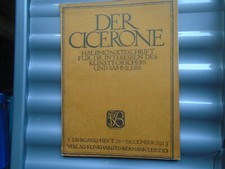 Antique German Furniture 17th-19th Century Der Cicerone German Art Magazine 1913