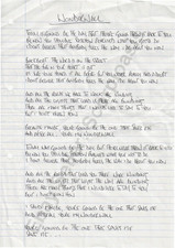 A4 Rare Oasis Wonderwall