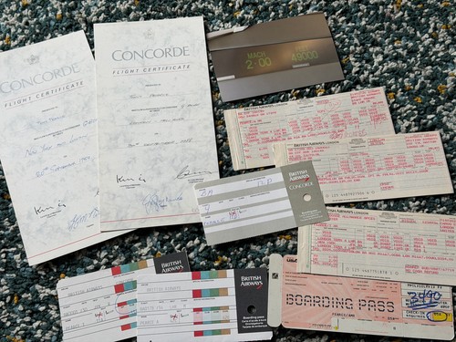 Rare british airways - rare, concorde