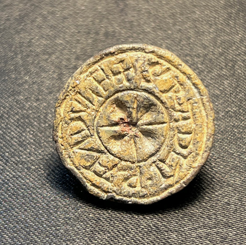 Medieval lead seal matrix - seal,