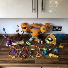 Octonauts Large Toy Bundle Shipwreck, Octopod, Gup-S Sub + Sea Creatures