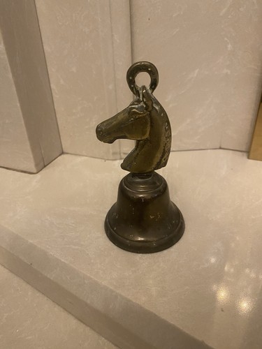 Vintage brass bell with - vintage,
