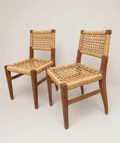 Pair french oak - pair,